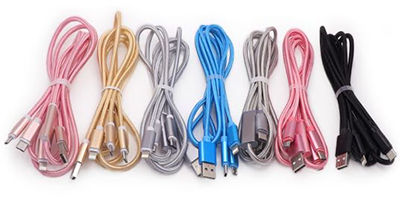connecteur smartphonemilti cable  CC32 couleurs
