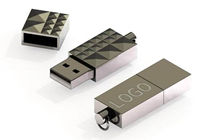 cl USB acier chrom mini