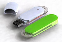 cl USB personnalise arrondie